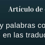 Sobre la traducción de frases con doble sentido