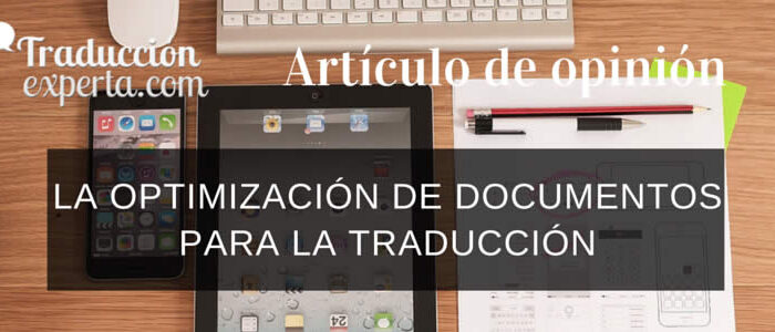Documentos optimizados después de la traducción