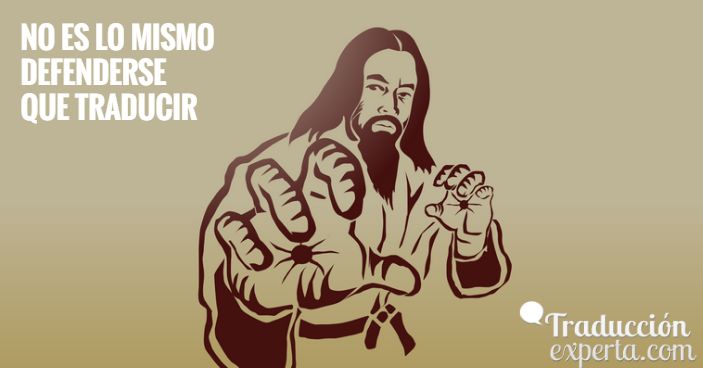 No es lo mismo defenderse que traducir