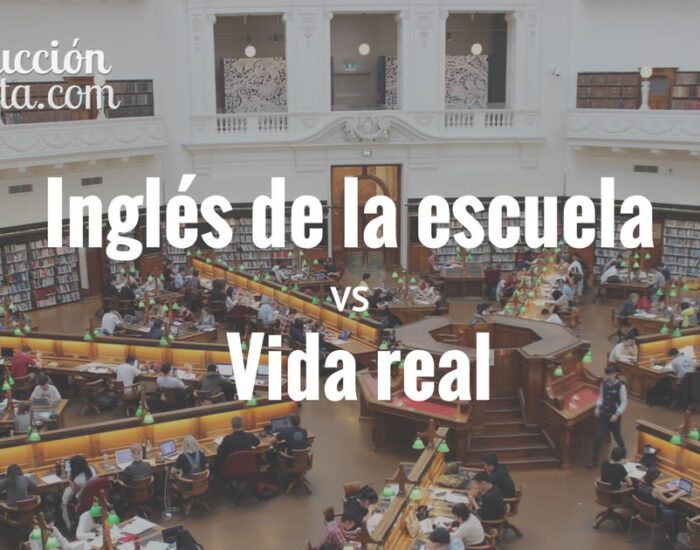 La diferencia entre lo que aprendemos y la inmersión en la vida real