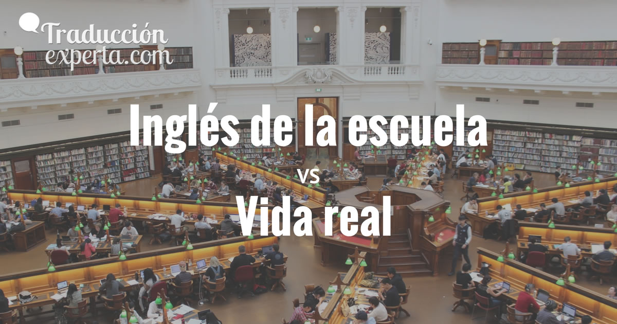 La diferencia entre lo que aprendemos y la inmersión en la vida real